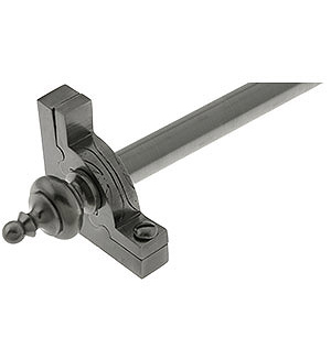 Sovereign Urn Deco Stair Rod - Pewter